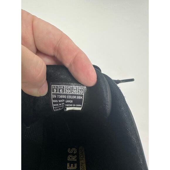 Skechers Women’s Uno - Stand on Air Sneakers, Black, Size 9 - Picture 4 of 10